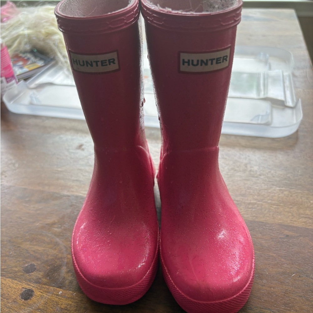 Hunter Pink Rain Boots